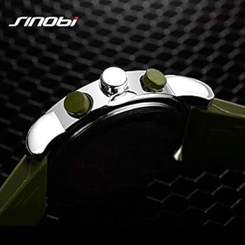 Amazon | SINOBI デジタル腕時計 メンズ スポーツウォッチ